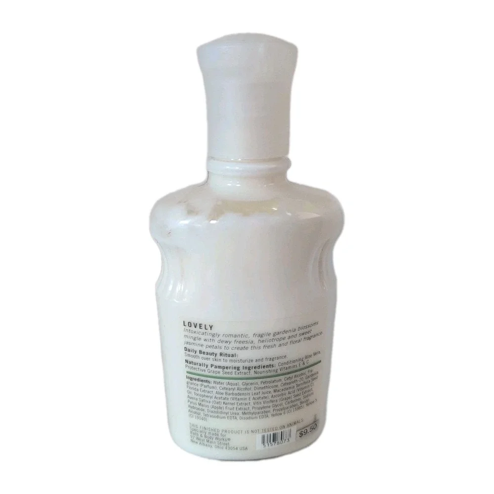 NEW Bath & Body Works GARDENIA LILY Body Lotion‎ 8 oz W/Real Gardenia Extract